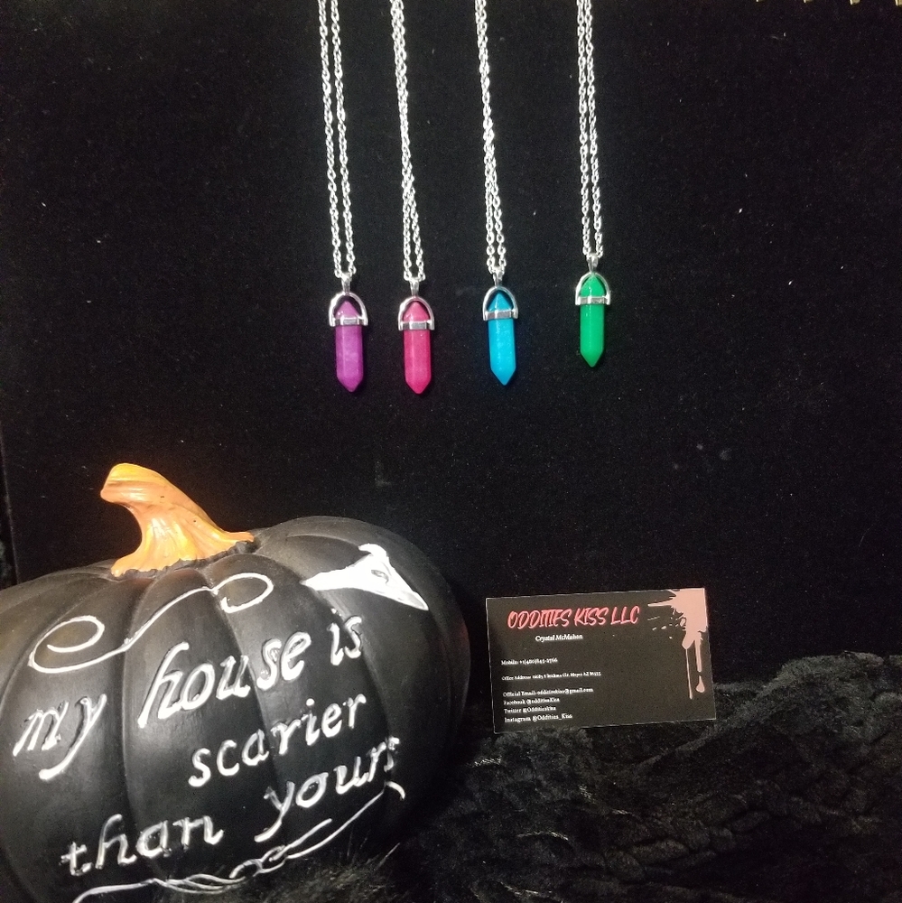 Colored Crystal Necklaces